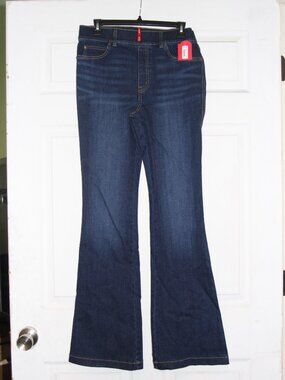 NWT SPANX Flare Jeans Dark Wash Midnight Shade